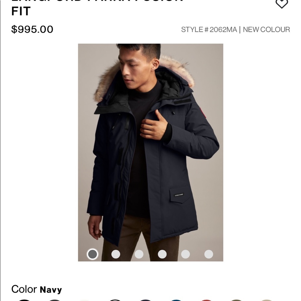 Authentic Canada goose Langford parka